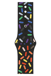 Curea Ceas Apple Watch Silicon Clasic Dark Sparkle - WATCHERS